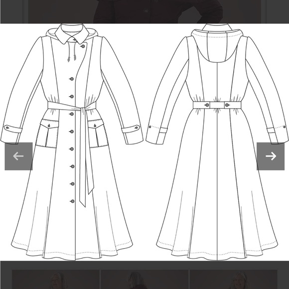 Emmy Design Sweden No Shit Sherlock Trench Coat - Picture 3 of 9